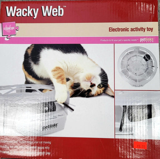 Petlinks Wacky Web Electronique jouet pour chat, 9.5" L X 9.5" W X 2.5" H () - Chat jouet - PetLink - Petlinks Wacky Web Electronique jouet pour chat, 9.5" L X 9.5" W X 2.5" H ()