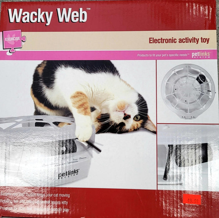 Petlinks Wacky Web Electronique jouet pour chat, 9.5" L X 9.5" W X 2.5" H () - Chat jouet - PetLink - Petlinks Wacky Web Electronique jouet pour chat, 9.5" L X 9.5" W X 2.5" H ()