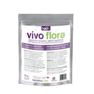 Prébiotiques et probiotiques pour chats de tous âges Vivo Flora baci + 50g - supplément pour chats - baci + - Prébiotiques et probiotiques pour chats de tous âges Vivo Flora baci + 50g