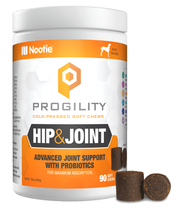 Progility HIP & jOINT hanche et articulations avec probiotiques pour chiens - Soin et santé - Nootie - Progility HIP & jOINT hanche et articulations avec probiotiques pour chiens