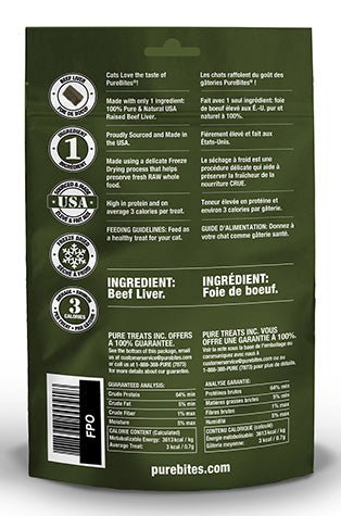 PureBites gâterie au boeuf pour chats - Gateries pour chats - PureBites - PureBites gâterie au boeuf pour chats