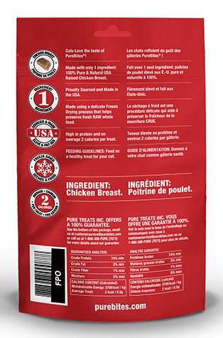 PureBites gâterie au poulet pour chats - Gateries pour chats - PureBites - PureBites gâterie au poulet pour chats