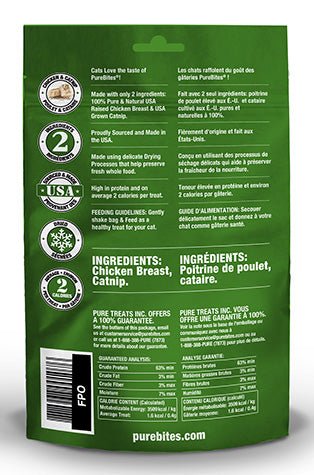 PureBites gâterie poulet et cataire pour chats - Gateries pour chats - PureBites - PureBites gâterie poulet et cataire pour chats