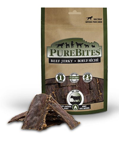 PureBites gâteries au boeuf séché pour chiens - Gaterie pour Chien - PureBites - PureBites gâteries au boeuf séché pour chiens