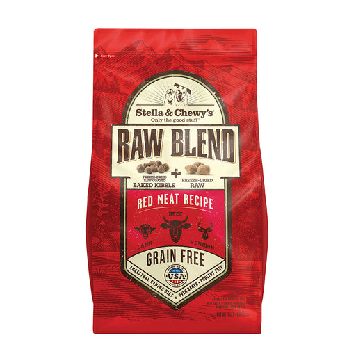 Stella & chewy's raw blend boeuf porc lyophilisée nourriture pour chien
