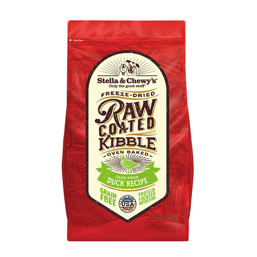 Stella & chewy's raw coated canard nourriture pour chien
