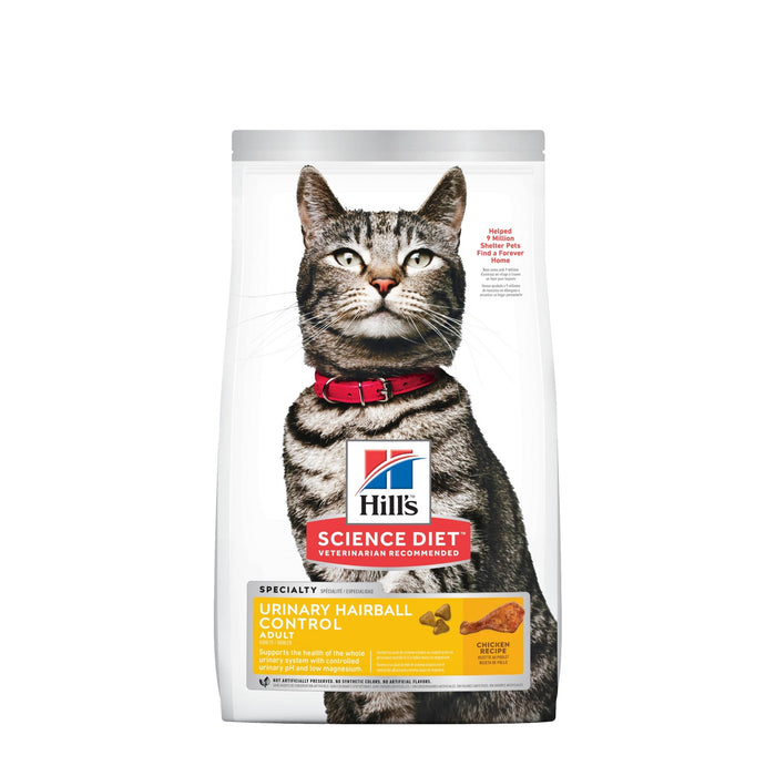 Science diet formule urinaire et boules de poils nourriture pour chat