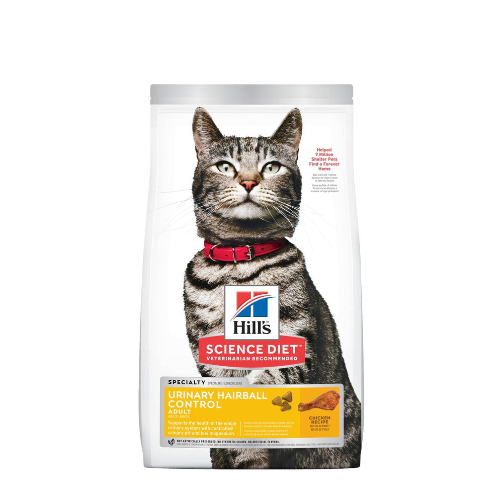 Science diet formule urinaire et boules de poils nourriture pour chat