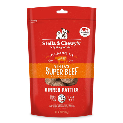 Stella & Chewy's galettes super beef crues lyophilisées nourriture pour chien - CHIEN NOURRITURE SÉCHÉ À L'AIR - Stella & Chew'ys - #original_value#
