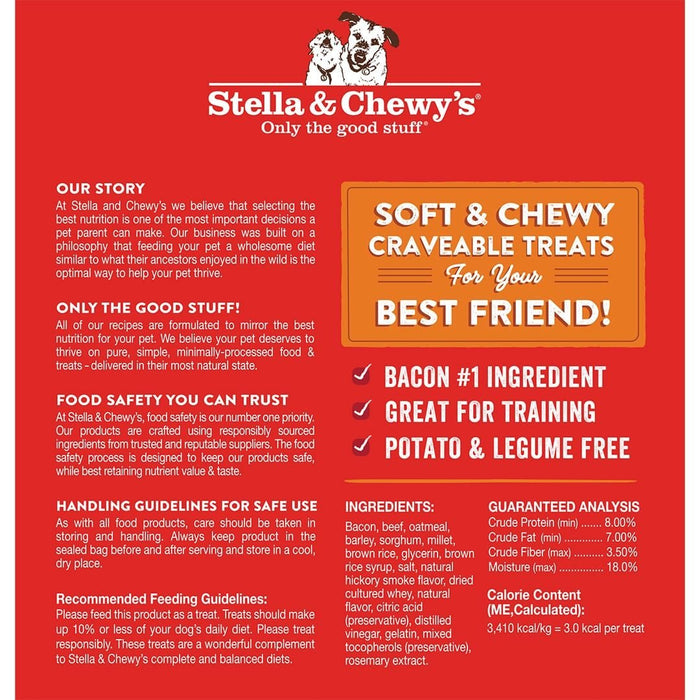 Stella gâterie bacon et boeuf pour chiens - Gaterie pour Chien - Stella & Chewy's - #original_value#