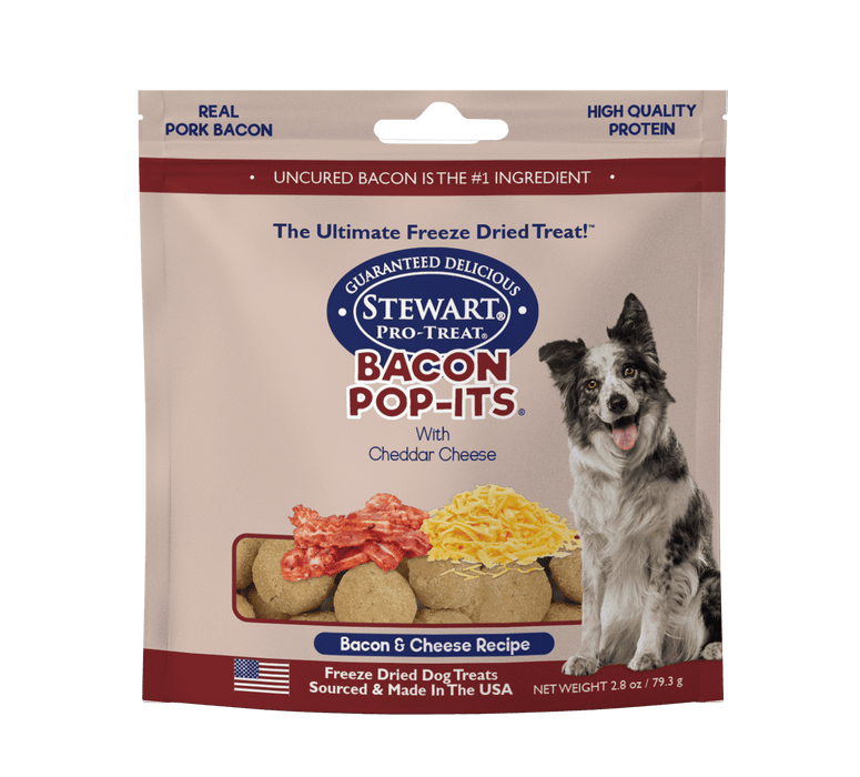 Stewart gâterie séchées à froid bacon et cheddar - Gaterie pour Chien - stewart - Stewart gâterie séchées à froid bacon et cheddar