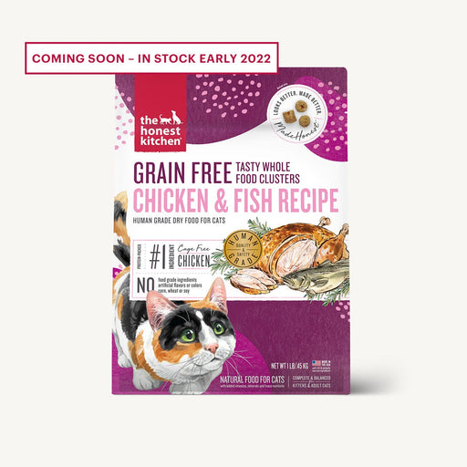 Honest Kitchen chat sans grains poulet et poisson