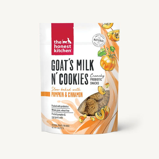 Honest kitchen gâterie lait de chèvre ,citrouille et cannelle pour chiens