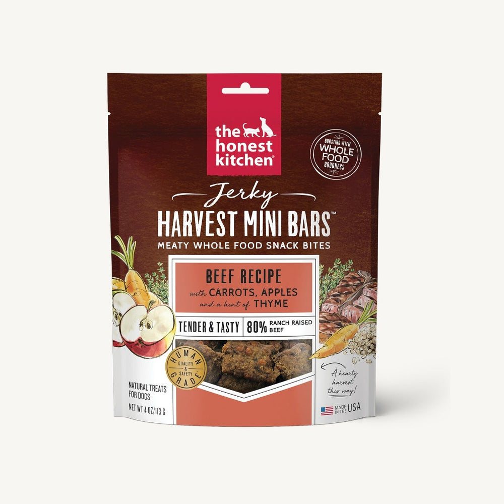 Honest Kitchen mini bars au boeuf pour chiens