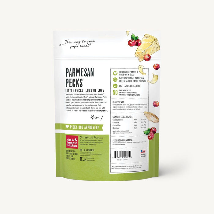 Honest kitchen gâterie au poulet,parmesan et canneberge pour chiens