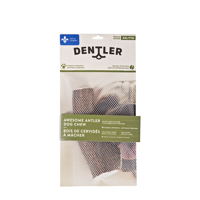 Dentler bois de cervidés entiers à mâcher, nature sauvage