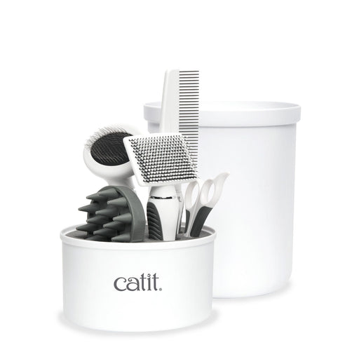 Trousse de toilettage pour chats à poil court CatIt - Chat accessoires - Catit - Trousse de toilettage pour chats à poil court CatIt
