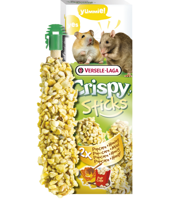 Verse-Laga crispy sticks au miel et popcorn - GÂTERIE RONGEURS - VERSELAGA - Verse-Laga crispy sticks au miel et popcorn