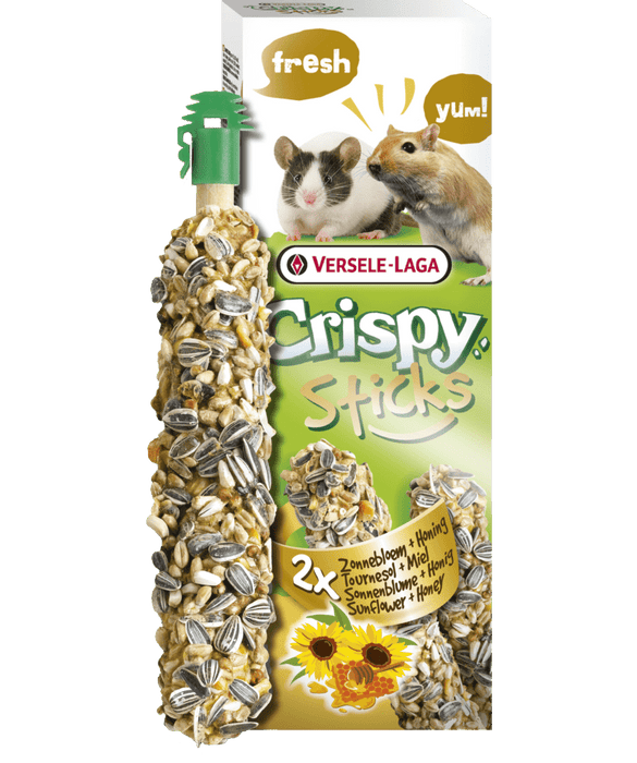 Verse-Laga crispy sticks au miel et tournesols - GÂTERIE RONGEURS - VERSELAGA - Verse-Laga crispy sticks au miel et tournesols