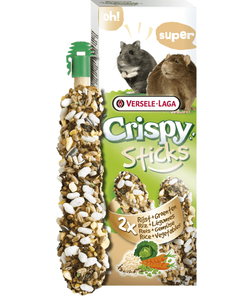 Verse-Laga crispy sticks au riz et légumes - GÂTERIE RONGEURS - VERSELAGA - Verse-Laga crispy sticks au riz et légumes