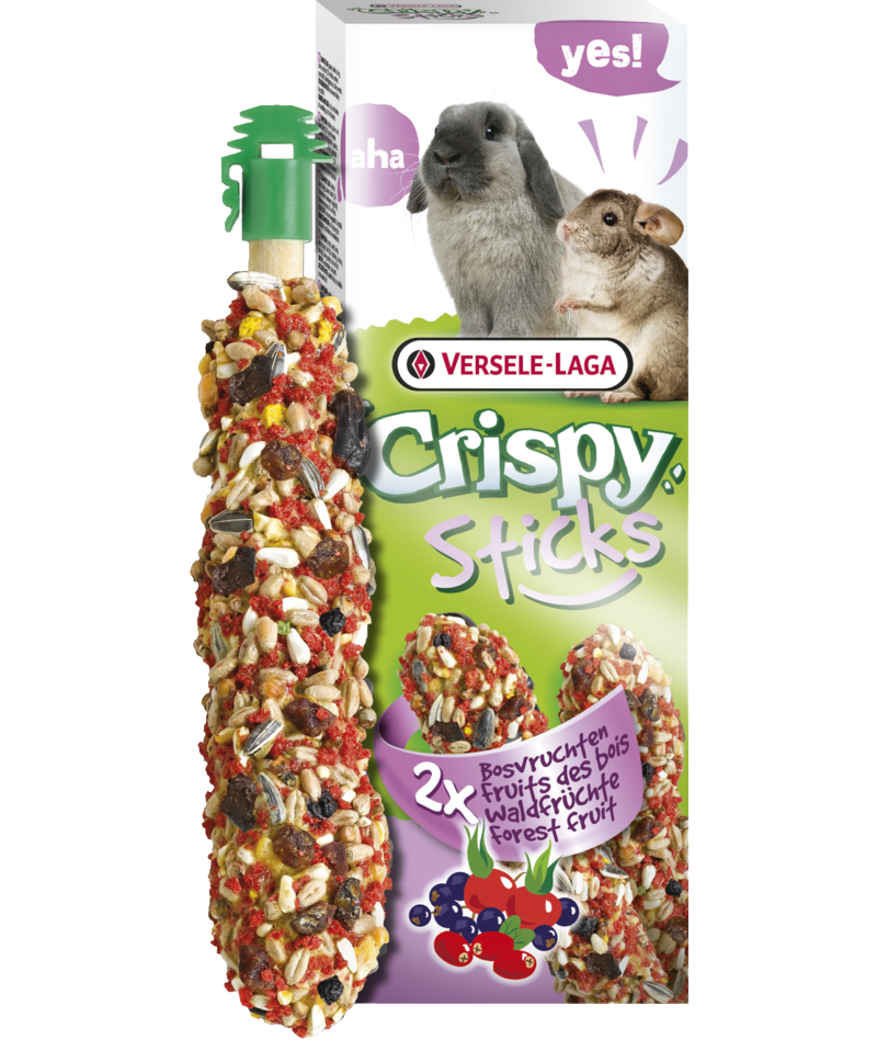 Verse-Laga crispy sticks aux fruits des bois - GÂTERIE RONGEURS - VERSELAGA - Verse-Laga crispy sticks aux fruits des bois