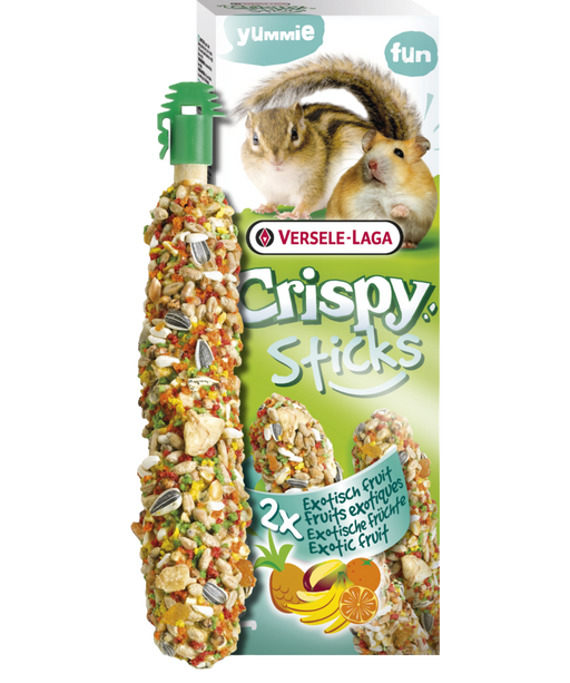 Verse-Laga crispy sticks aux fruits exotiques - GÂTERIE RONGEURS - VERSELAGA - Verse-Laga crispy sticks aux fruits exotiques