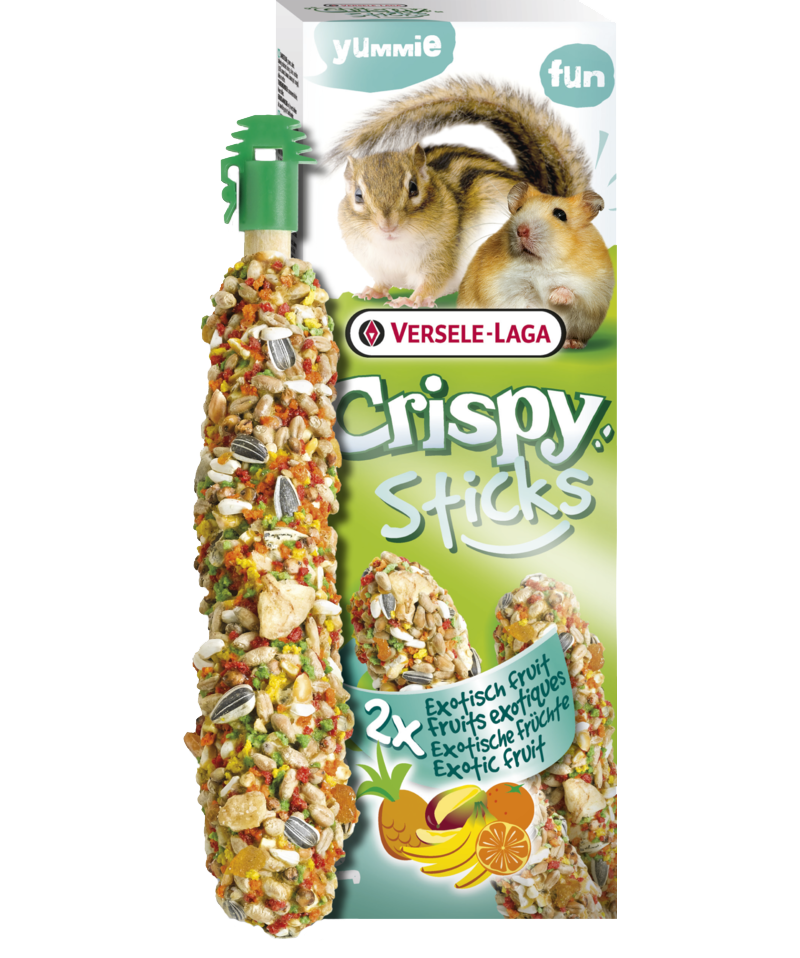 Verse-Laga crispy sticks aux fruits exotiques - GÂTERIE RONGEURS - VERSELAGA - Verse-Laga crispy sticks aux fruits exotiques