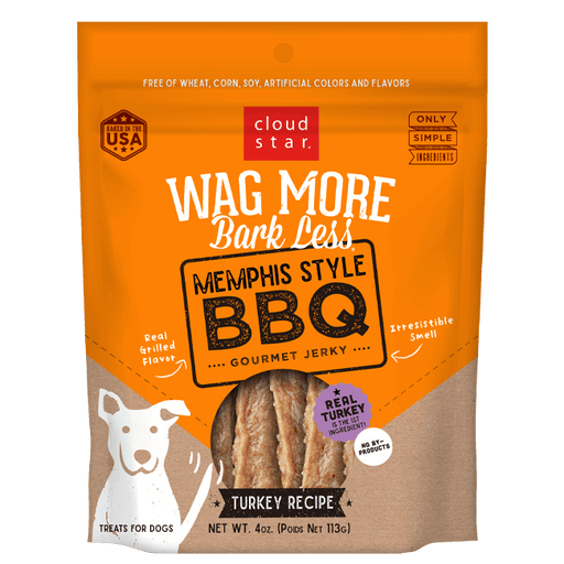 Wag more memphis style dinde jerky pour chiens - Gaterie pour Chien - Cloud star - Wag more memphis style dinde jerky pour chiens
