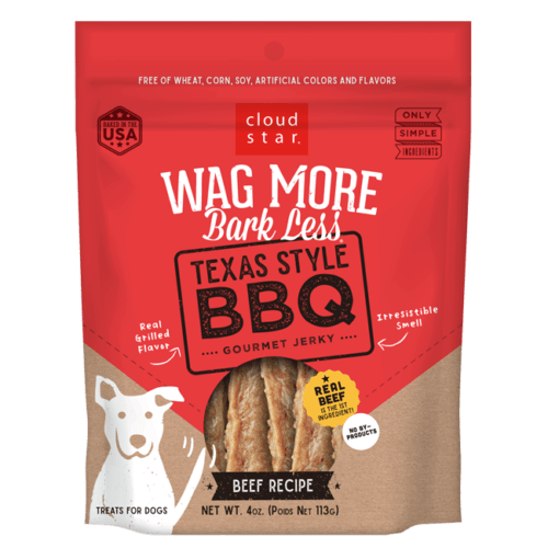 Wag more texas style boeuf jerky gâterie pour chiens - Gaterie pour Chien - Cloud star - Wag more texas style boeuf jerky gâterie pour chiens