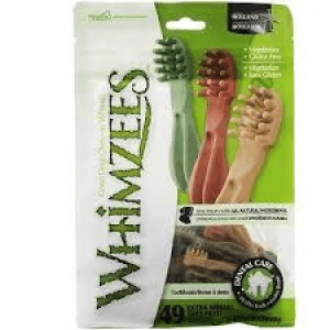 Whimzees gâteries dentaires brosse à dents x-petit pour chiens - OS DENTAIRE - Whimzees - Whimzees gâteries dentaires brosse à dents x-petit pour chiens