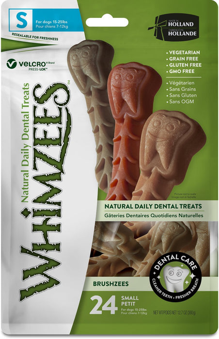 Whimzees gâteries dentaires Brushzees pour chiens 12.7 oz - OS DENTAIRE - Whimzees - Whimzees gâteries dentaires Brushzees pour chiens 12.7 oz