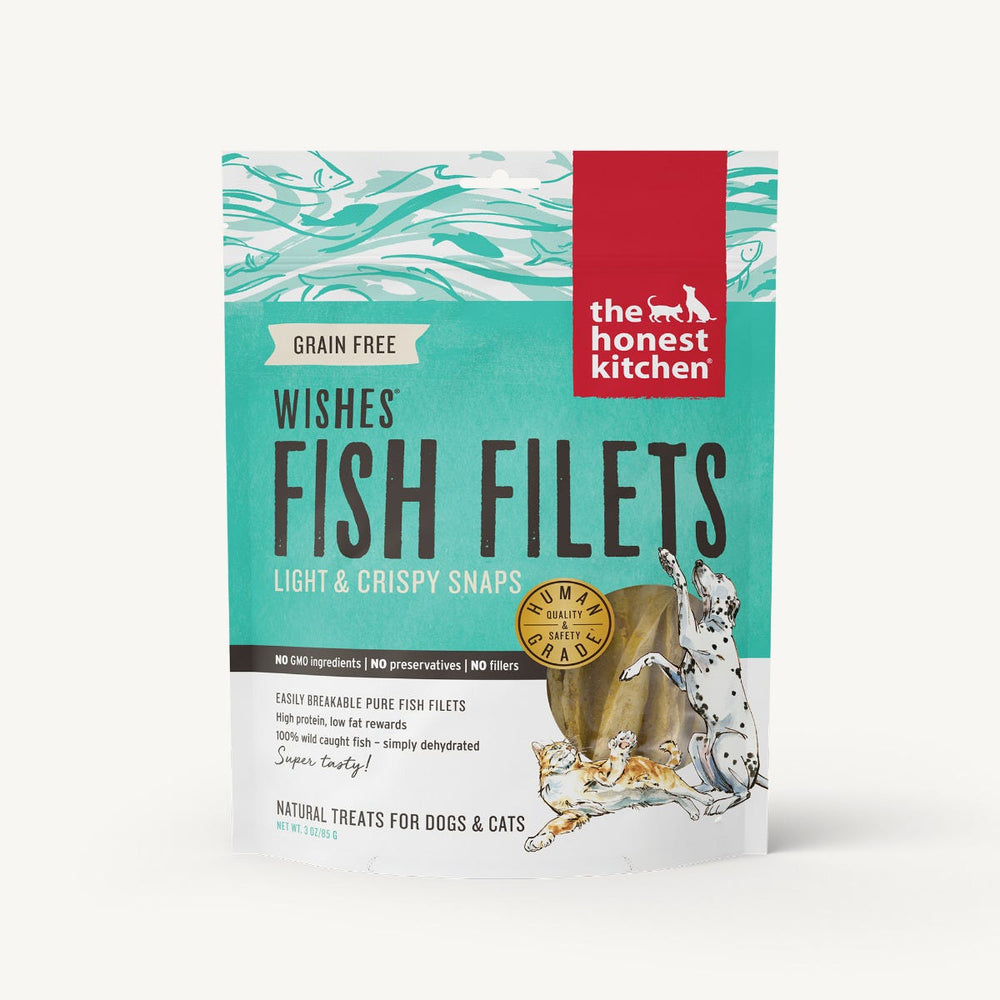 Honest kitchen wishes gateries filet de poisson pour chien et chat