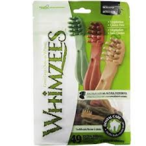 Whimzees gâteries dentaires brosse à dents x-petit pour chiens