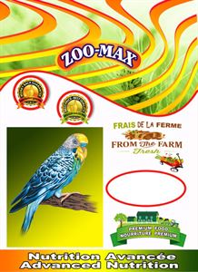 Zoo-max nourriture perruche - ACCESSOIRE OISEAUX - ZOO-MAX - Zoo-max nourriture perruche