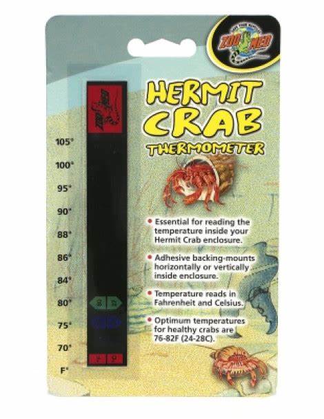 Zoomed thermomètre pour crabes - accessoires reptiles - Zoomed - Zoomed thermomètre pour crabes